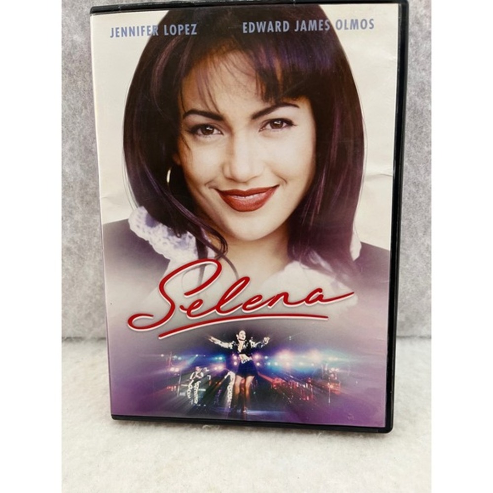 Warner Bros Selena DVD Jennifer Lopez Edward James Olmos PG 1997‎ Bio Music